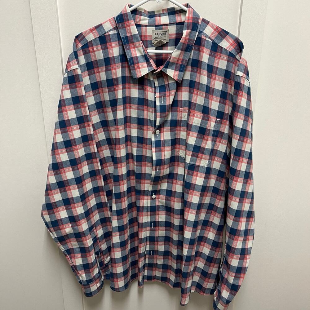 L.L. Bean Men's Wrinkle-Free Ultrasoft
Brushed Cotton Shirt